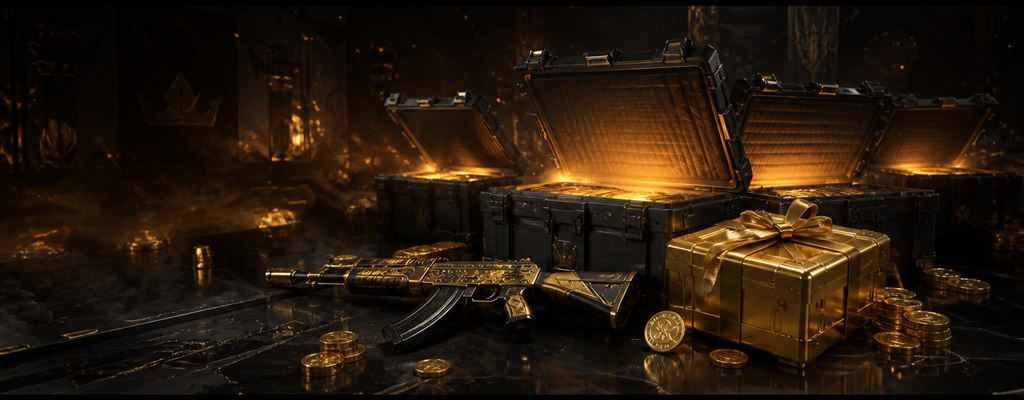 CSGOEmpire bonus with free CS2 cases and gold skins